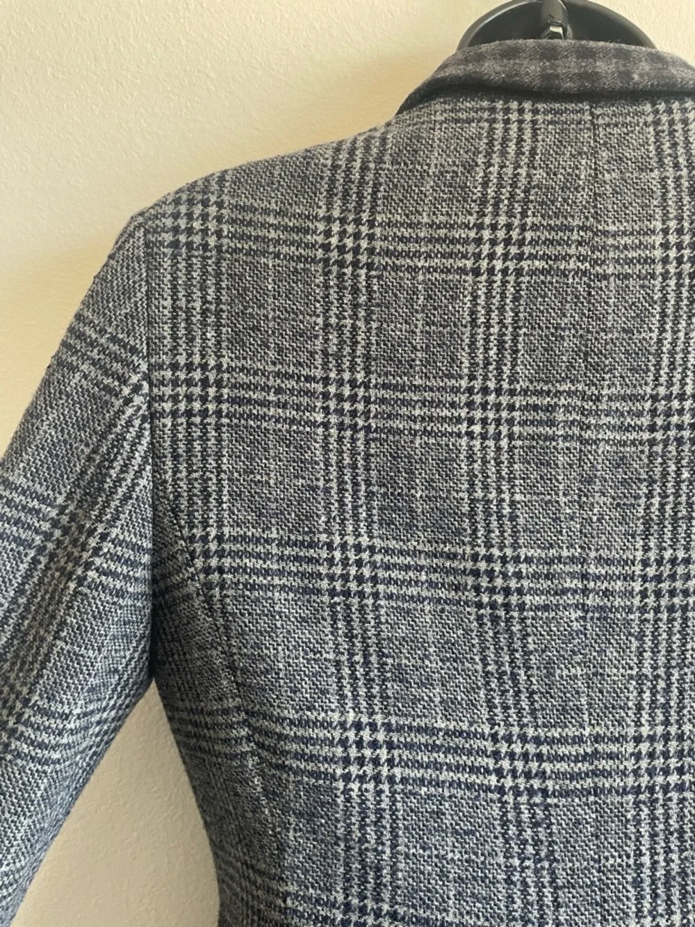 Brooks Brothers Patchwork Wool Blazer Women’s 6 Plaid Herringbone Tweed Jacket P - Picture 8 of 12